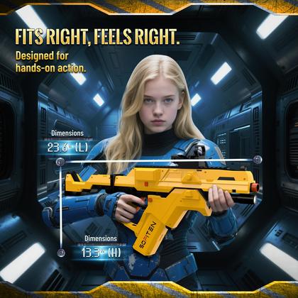 Imagem de Fuzil de precisão automático Toy Gun SOFITEN com 150 dardos e kit de colete