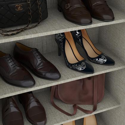 Imagem de G. Roupa Multiuso Margarida 02 Pts. Rústico/Off White - Henn