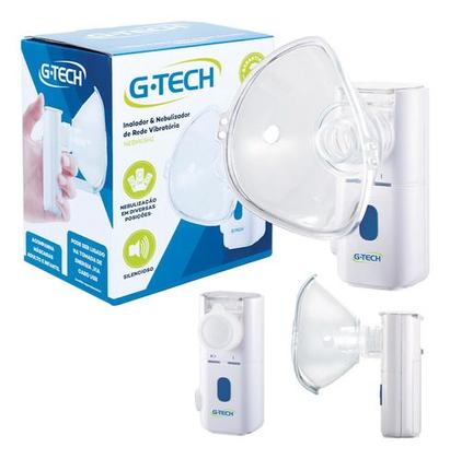 Imagem de G-tech Nebmesh2 Inalador E Nebulizador De Rede Vibratória Branco