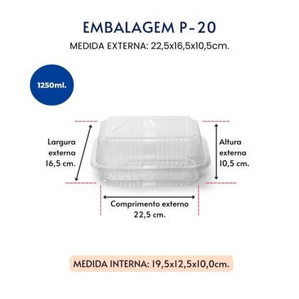 Imagem de G20 Embalagem Para Doce E Salgado P20 Alta Com 100un