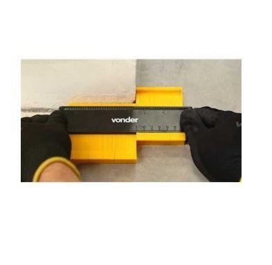 Imagem de Gabarito Copiador de Contornos 14 cm - 3595014000 - Vonder