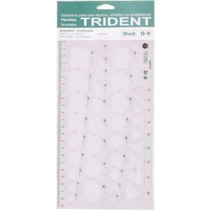 Imagem de Gabarito de Triângulos - Mod. D-17 Trident