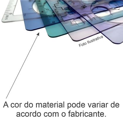 Imagem de Gabarito Desenho D-14 Curva Francesa Trident