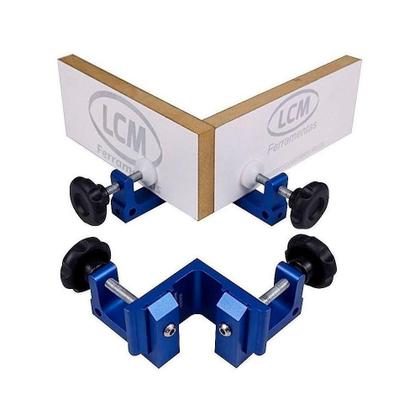 Imagem de Gabarito Grampo Sargento Angular Morsa Canto 90 Graus Lcm