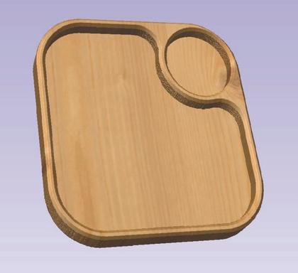 Imagem de Gabarito Guia Tupia Fabricar Petisqueira Quadrada Molho