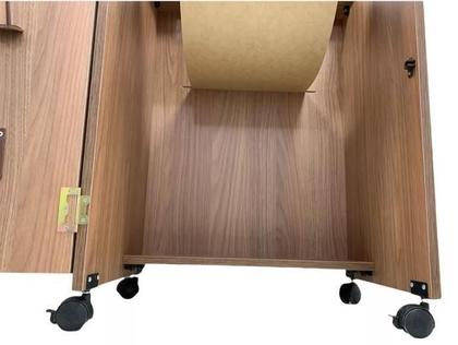 Imagem de Gabinete 5 Gavetas Domestica+4 Rodinhas- Luxo-Cedro-Montado