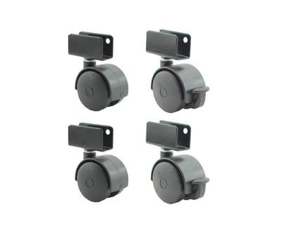 Imagem de Gabinete 5 Gavetas Domestica+4 Rodinhas- Luxo-Cedro-Montado