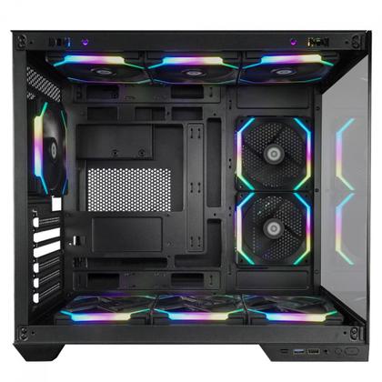 Imagem de Gabinete aquario gamer redragon wideload pro, mid tower, vidro temperado, atx, black