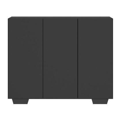 Imagem de Gabinete Banheiro 3 Portas 90Cm Multimóveis V5031 Preto
