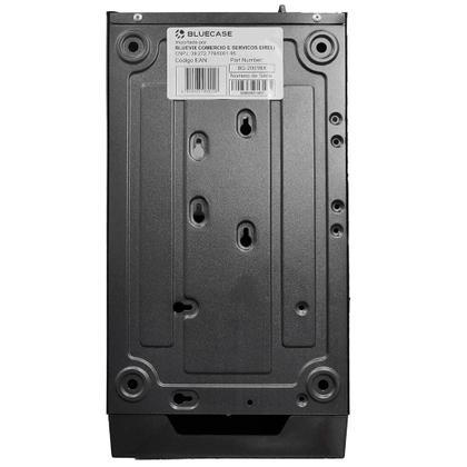 Imagem de Gabinete Bluecase BG-2001, Mid tower, Com fonte 200W, 2 USB Frontal, Micro ATX e Mini ITX, com Fonte, Sem FANs, Preto - BG-2001BX