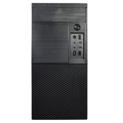 Imagem de Gabinete Bluecase BG-2001, Mid tower, Com fonte 200W, 2 USB Frontal, Micro ATX e Mini ITX, com Fonte, Sem FANs, Preto - BG-2001BX