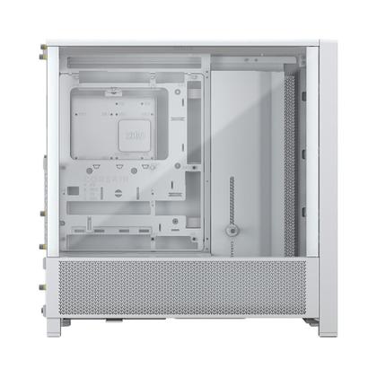 Imagem de Gabinete Corsair Frame 4000D RS, Mid Tower, ATX, Lateral em Vidro, Modular High, Airflow, 3x FANs, Branco - CC-9011313-WW