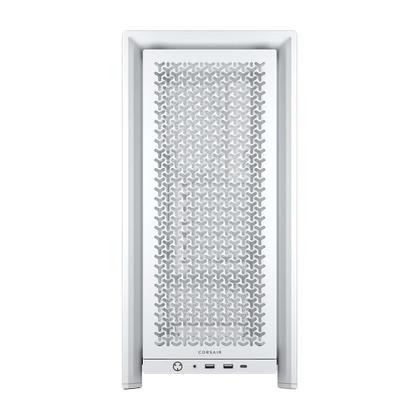 Imagem de Gabinete Corsair Frame 4000D RS, Mid Tower, ATX, Lateral em Vidro, Modular High, Airflow, 3x FANs, Branco - CC-9011313-WW