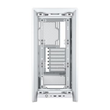 Imagem de Gabinete Corsair Frame 4000D RS, Mid Tower, ATX, Lateral em Vidro, Modular High, Airflow, 3x FANs, Branco - CC-9011313-WW