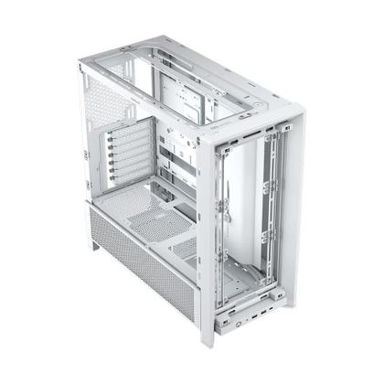 Imagem de Gabinete Corsair Frame 4000D RS, Mid Tower, ATX, Lateral em Vidro, Modular High, Airflow, 3x FANs, Branco - CC-9011313-WW