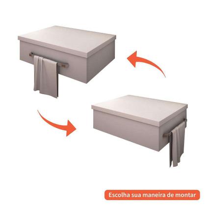 Gabinete de Banheiro City Preto - Mobly Imagem de Gabinete de Banheiro City Preto