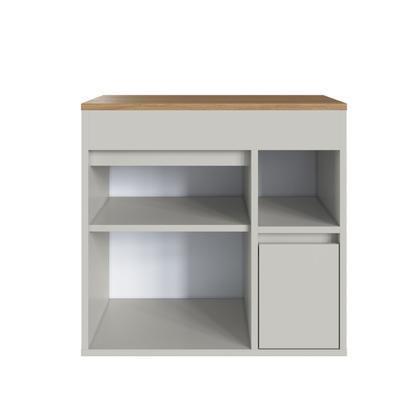 Imagem de Gabinete de Banheiro Suspenso 60cm com 1 Porta e 1 Gaveta Bangladesh Art In Móveis