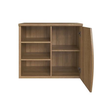 Imagem de Gabinete de Banheiro Suspenso 70cm Laura com 1 Porta e 2 Prateleira sem Cuba