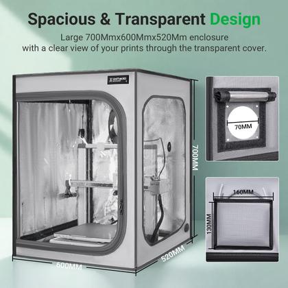 Imagem de Gabinete de impressora 3D Unitak3d para Bambu Lab A1/A1 Mini