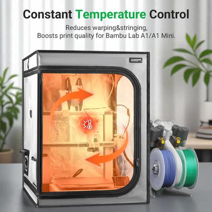 Imagem de Gabinete de impressora 3D Unitak3d para Bambu Lab A1/A1 Mini