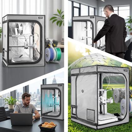 Imagem de Gabinete de impressora 3D Unitak3d para Bambu Lab A1/A1 Mini