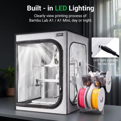 Imagem de Gabinete de impressora 3D Unitak3d para Bambu Lab A1/A1 Mini