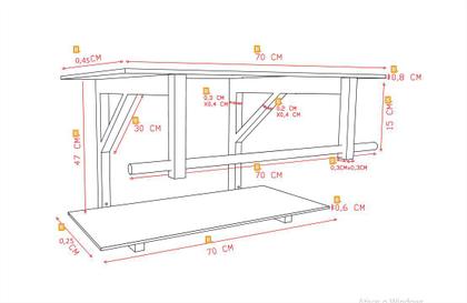 Imagem de Gabinete de vidro 70cm iq inox com cuba quadrada - verde oliva