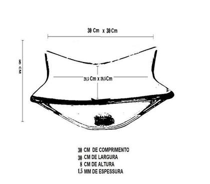 Imagem de Gabinete De Vidro Para Banheiro 40Cm Inox Prata