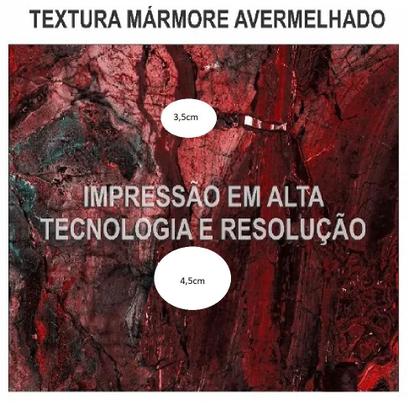 Imagem de Gabinete de vidro para banheiro 60cm ap slim marmorizado