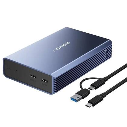 Gabinete Externo RAID De 2 Baias USB 3.0 Para Discos Duplos, Dock