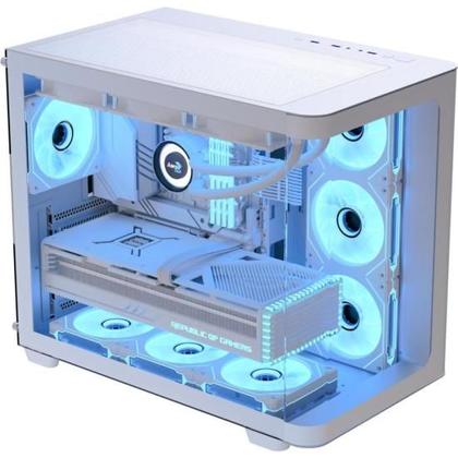 Imagem de Gabinete Gamer Aerocool ATX P500C Branco Lateral Vidro