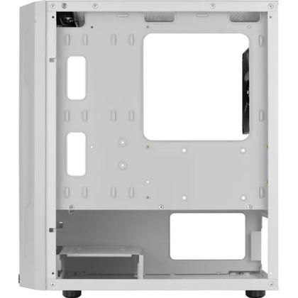 Imagem de Gabinete Gamer Aerocool Trinity Mini Tower Branco Lateral de Vidro Com 1 Fan