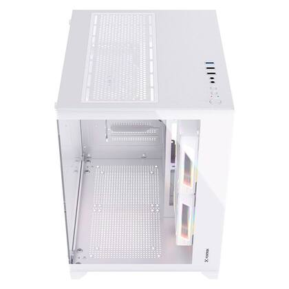 Imagem de Gabinete Gamer Aquário Fortrek Clarity - Vidro Temperado - Micro-ATX - Branco - 83457