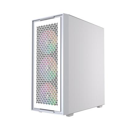 Imagem de Gabinete Gamer Bluecase BG-050 X-frame SE, Mid Tower, 3x Fan ARGB, Lateral em Vidro, Branco e Cinza - BG-050SEWGBX