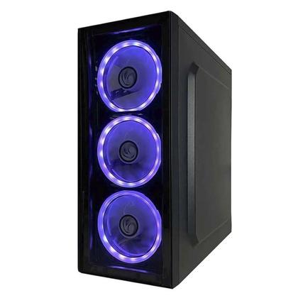Imagem de Gabinete Gamer Brazil Pc Gamer 3 Fans Coolers Rgb Usb 3.0
