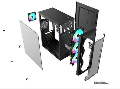 Imagem de Gabinete Gamer BrazilPC Bpc-C3147 Lateral de Vidro Com Garantia
