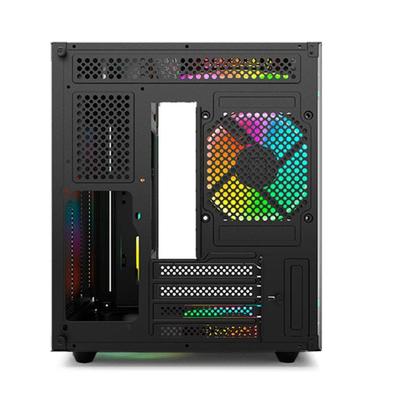 Imagem de Gabinete Gamer C3Tech Gaming Aquarius MT-G810BK, Mini Tower, Micro ATX, Lateral em Vidro Temperado, Sem FANs, Preto - MT-G810BK