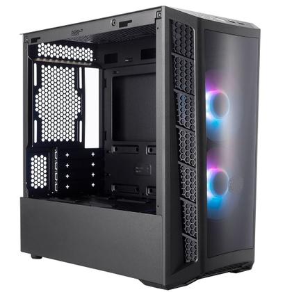 Imagem de Gabinete Gamer Cooler Master MasterBox MB320L ARGB, Mini Tower, ARGB, com FAN, Lateral em Vidro - MCB-B320L-KGNN-S02