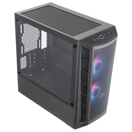 Imagem de Gabinete Gamer Cooler Master MasterBox MB320L ARGB, Mini Tower, ARGB, com FAN, Lateral em Vidro - MCB-B320L-KGNN-S02