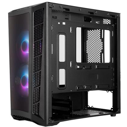 Imagem de Gabinete Gamer Cooler Master MasterBox MB320L ARGB, Mini Tower, ARGB, com FAN, Lateral em Vidro - MCB-B320L-KGNN-S02