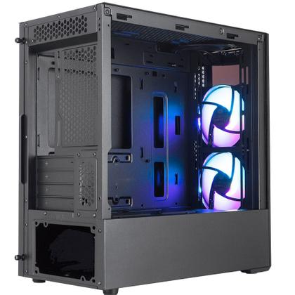Imagem de Gabinete Gamer Cooler Master MasterBox MB320L ARGB, Mini Tower, ARGB, com FAN, Lateral em Vidro - MCB-B320L-KGNN-S02