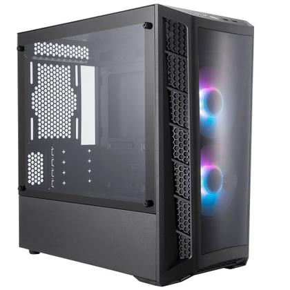 Imagem de Gabinete Gamer Cooler Master MasterBox MB320L ARGB, Mini Tower, ARGB, com FAN, Lateral em Vidro - MCB-B320L-KGNN-S02