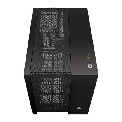 Imagem de Gabinete Gamer Corsair 2500D, Mini-Tower, M-ATX, Lateral em Vidro Temperado, Sem FANs, Preto - CC-9011263-WW