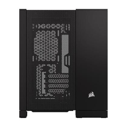 Imagem de Gabinete Gamer Corsair 2500D, Mini-Tower, M-ATX, Lateral em Vidro Temperado, Sem FANs, Preto - CC-9011263-WW