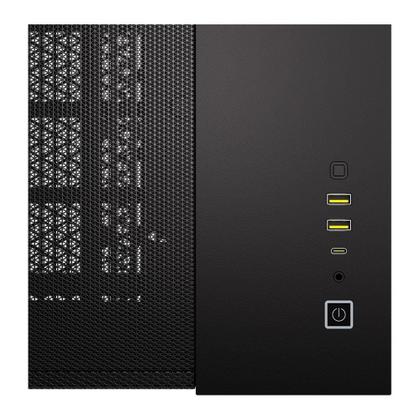 Imagem de Gabinete Gamer Corsair 2500D, Mini-Tower, M-ATX, Lateral em Vidro Temperado, Sem FANs, Preto - CC-9011263-WW