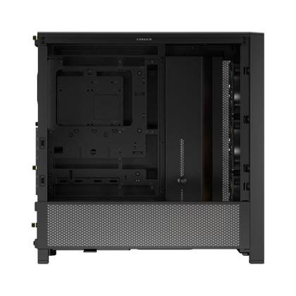 Imagem de Gabinete Gamer Corsair 4000D RS ARGB, Mid Tower, Lateral em Vidro, com 3x Fans RS ARGB, Preto - CC-9011296-WW