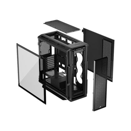 Imagem de Gabinete Gamer Corsair 5000T, Vidro Temperedo, Mid-Tower, Preto - CC-9011300-WW