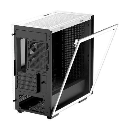 Imagem de Gabinete Gamer Deepcool CH 370, Mid Tower, M-ATX, Lateral em Vidro Temperado, Branco - R-CH370-WHNAM1-G-1