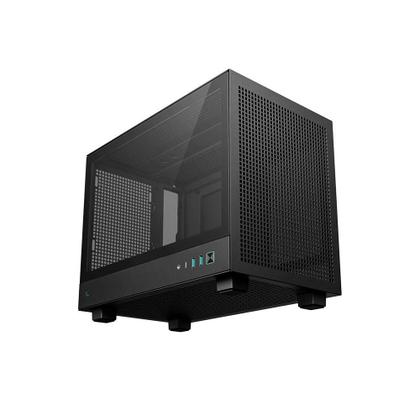 Imagem de Gabinete Gamer Deepcool Ch160 Vidro Temperado Mini Itx Preto