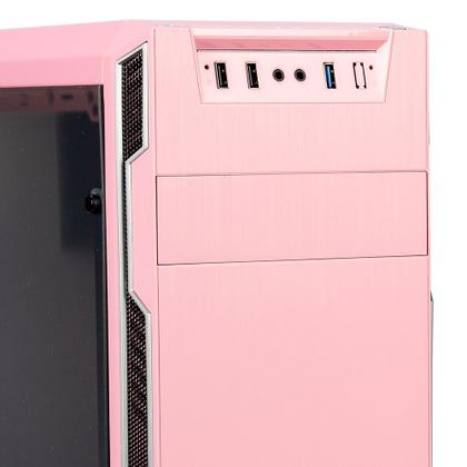 Imagem de Gabinete Gamer Dragon USB 3.0 Rosa